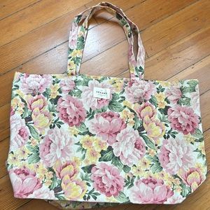 NWOT Sezane Floral Tote